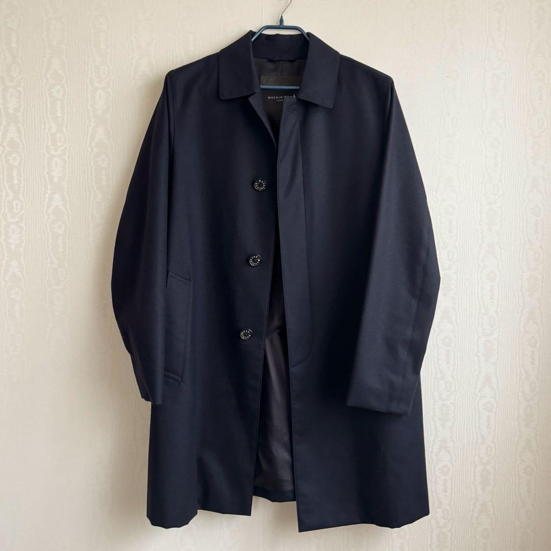 マッキントッシュロンドン ステンカラーコート ウール