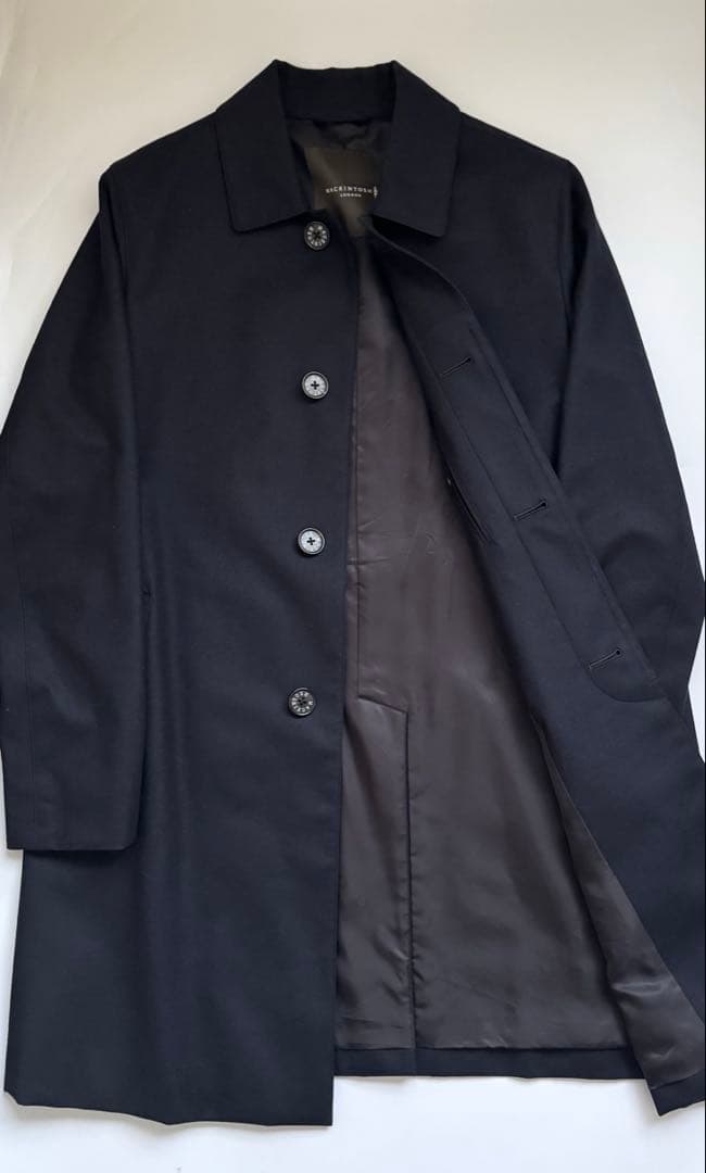 マッキントッシュロンドン ステンカラーコート ウール