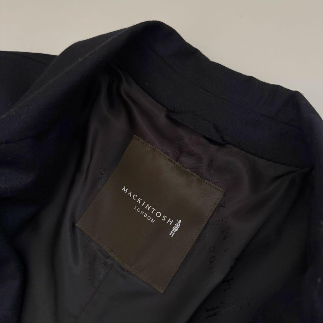 マッキントッシュロンドン ステンカラーコート ウール