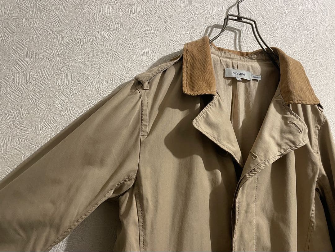 NONNATIVE シングル トレンチコート / ノンネイティブ ステンカラー