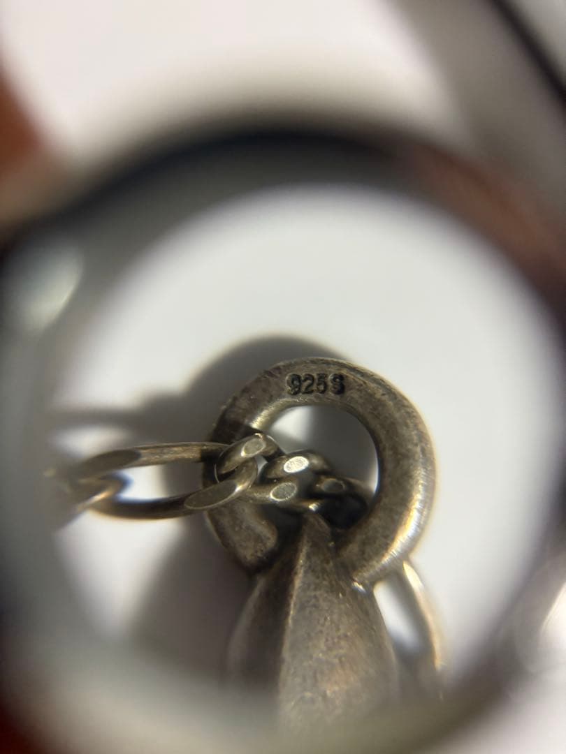 シルバーネックレスと指輪と記念品