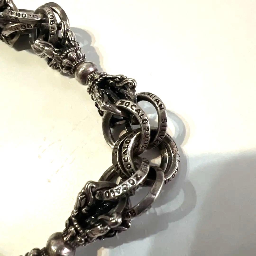 正規品 ZOCALO ダブル バードドージェ ブレスレットシルバー21cm