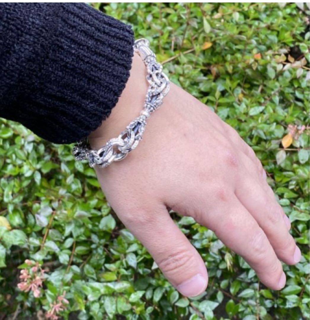 正規品 ZOCALO ダブル バードドージェ ブレスレットシルバー21cm