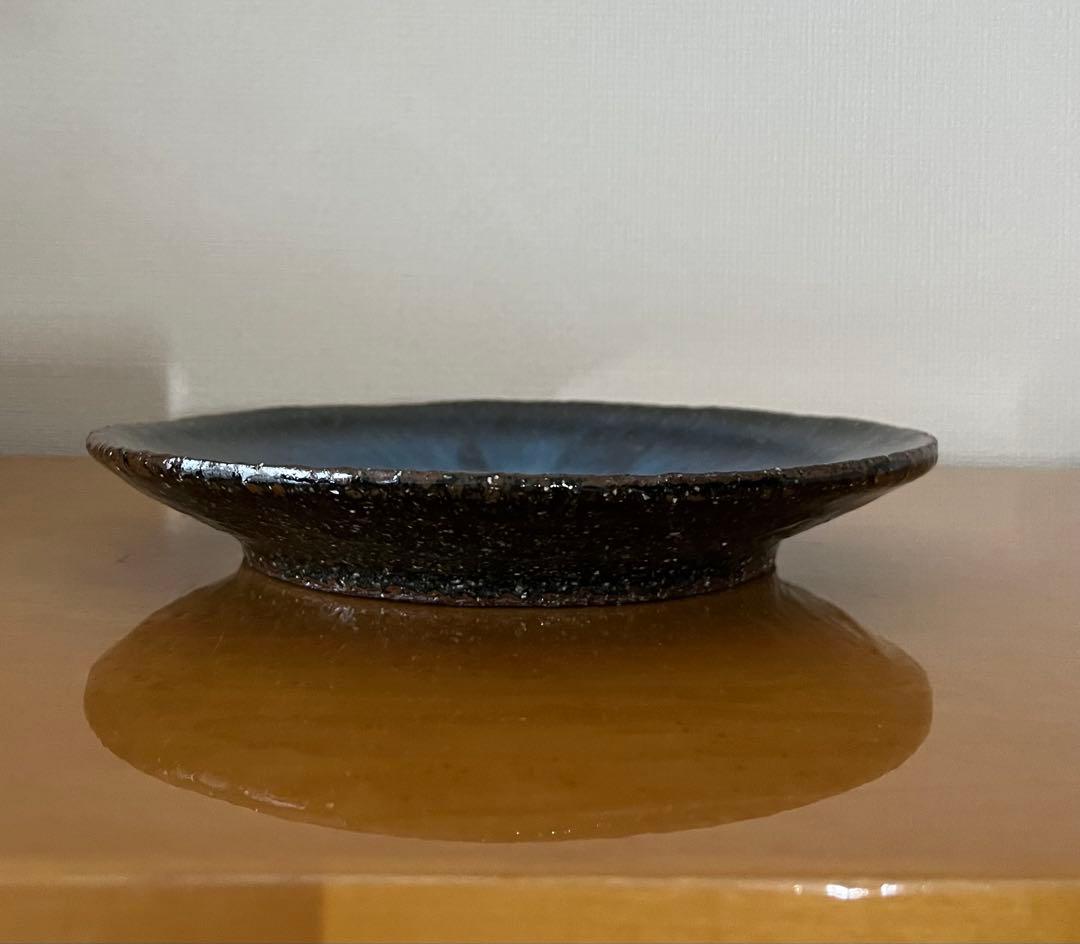 【新品・未使用】青萩　大皿　納富晋作