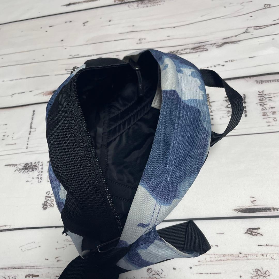 Supreme ノースフェイス　ボディバッグ　ウエストポーチ　デニム柄　青黒