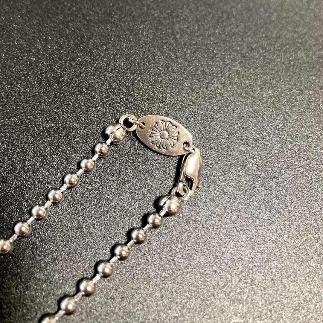 ダイヤ　クロス　クロススター　ボールチェーン　ネックレス　60㎝