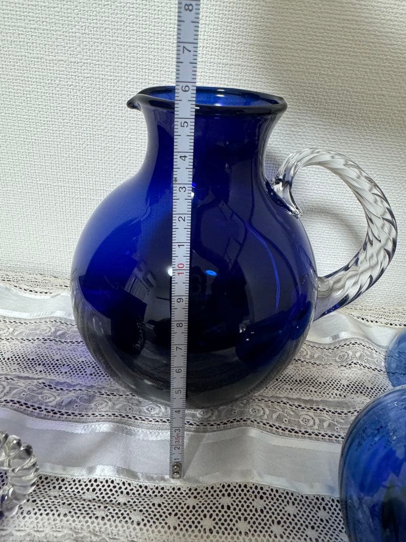 7 WAKO 水差し　グラス　キャンディポット　3点セット