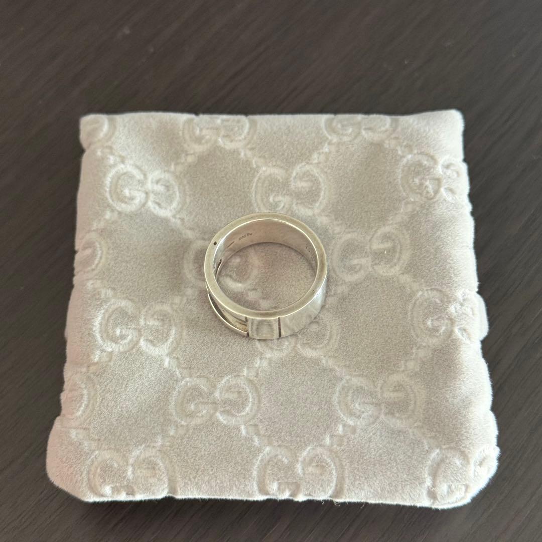 グッチ GUCCI ブランデッド G シルバー SV925 リング 16号