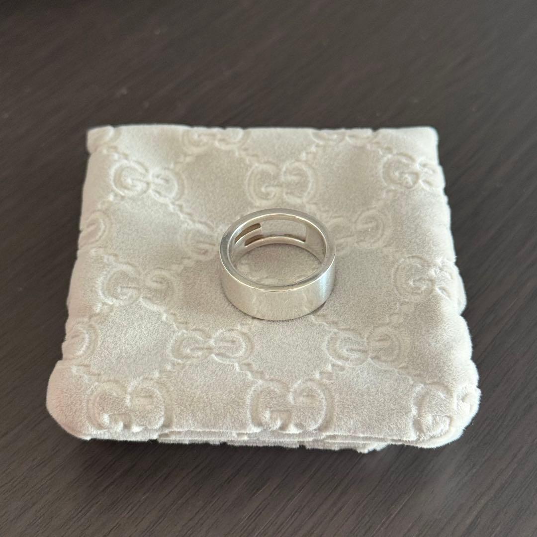 グッチ GUCCI ブランデッド G シルバー SV925 リング 16号