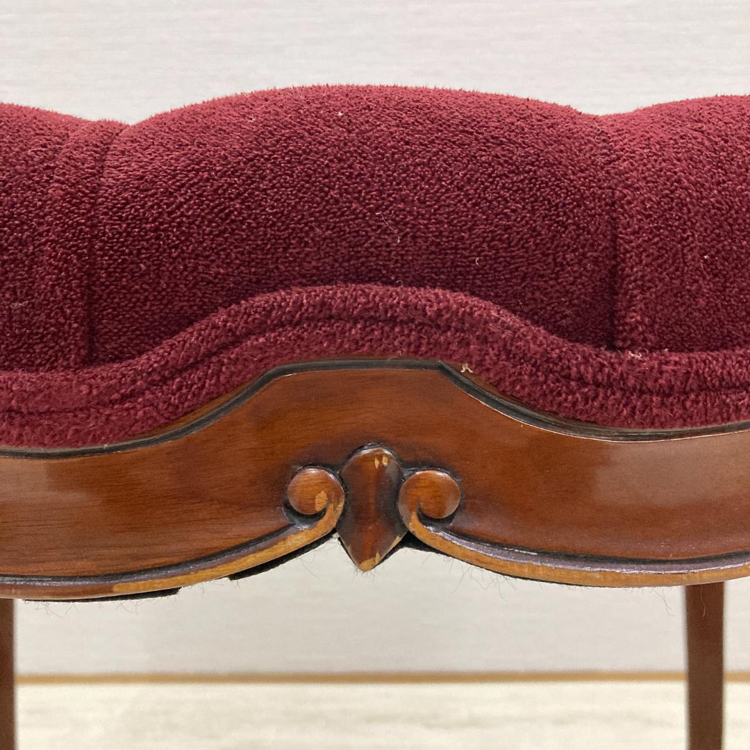 アンティーク　クラシック　猫脚　スツール　椅子　彫刻　フランス？