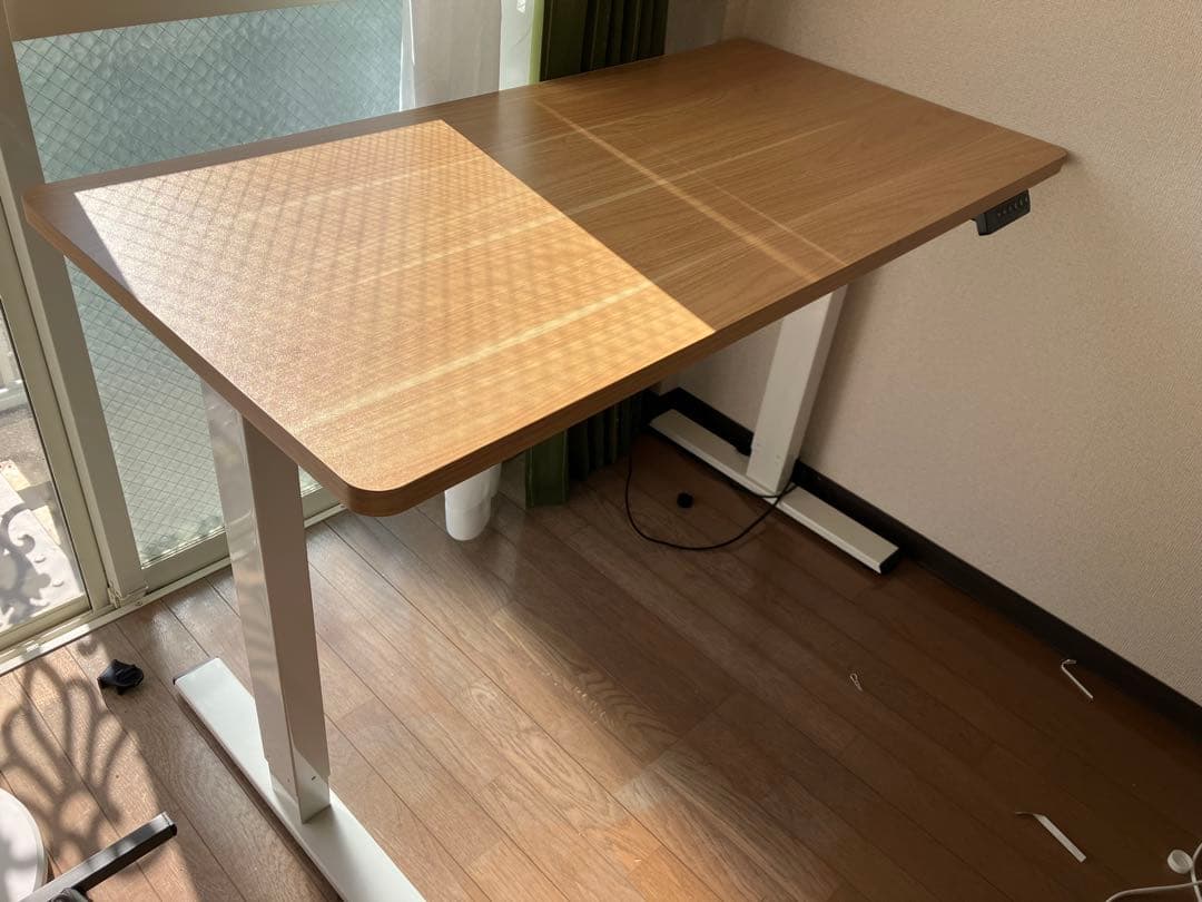 FLEXISPOT 昇降式デスク 木目調 幅120cm