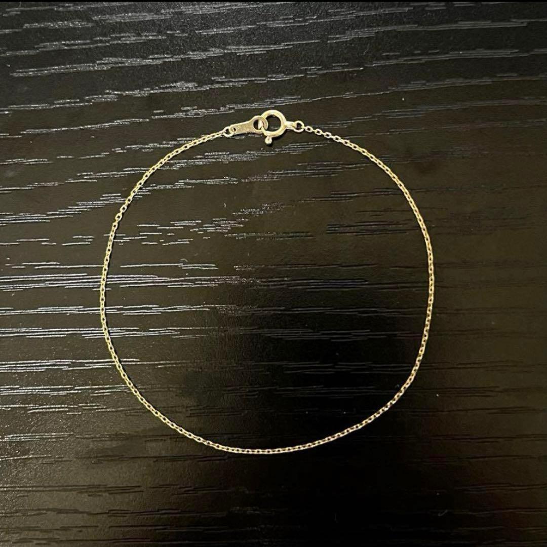 K10 イエローゴールド ブレスレット 小豆 18cm 10金