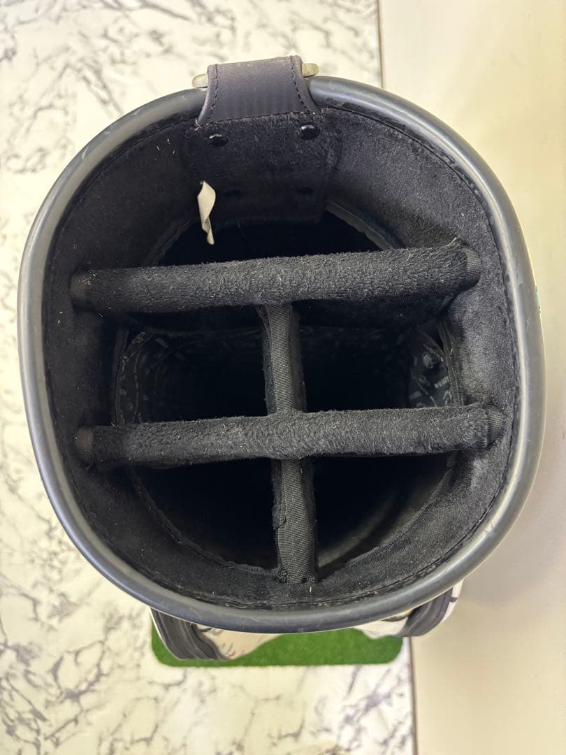 M・U SPORTS ユニーク柄 ホワイト ゴルフ キャディバッグ