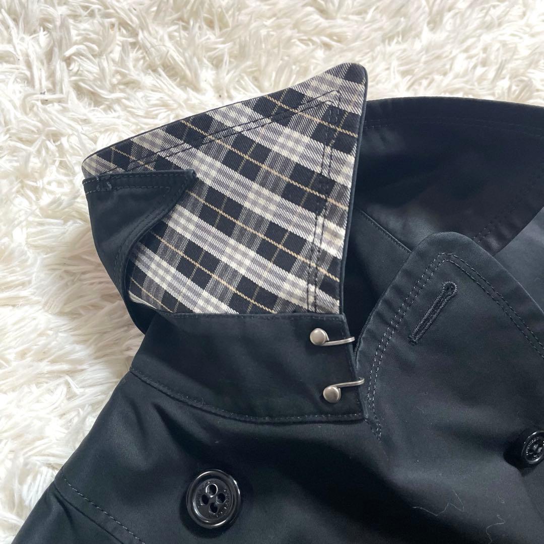 バーバリーブルーレーベル トレンチコート ライナー付き 黒