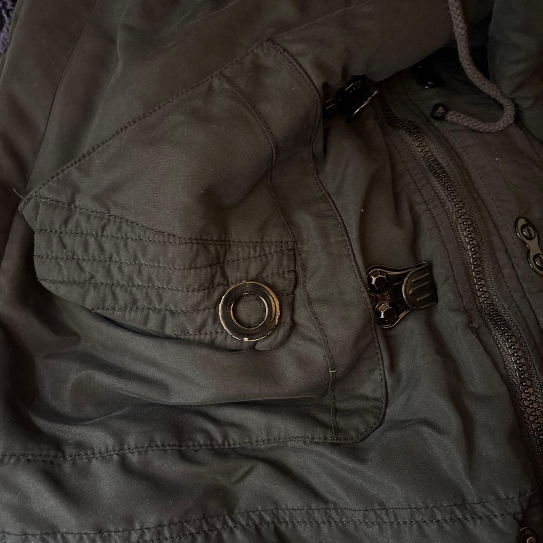 モッズコート ファー ミリタリー ブラック SLY y2k グランジ 00s