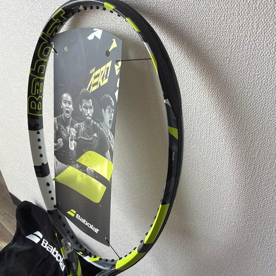 ど*ン様 Babolat Pure Aero 300g テニスラケット　グリップ
