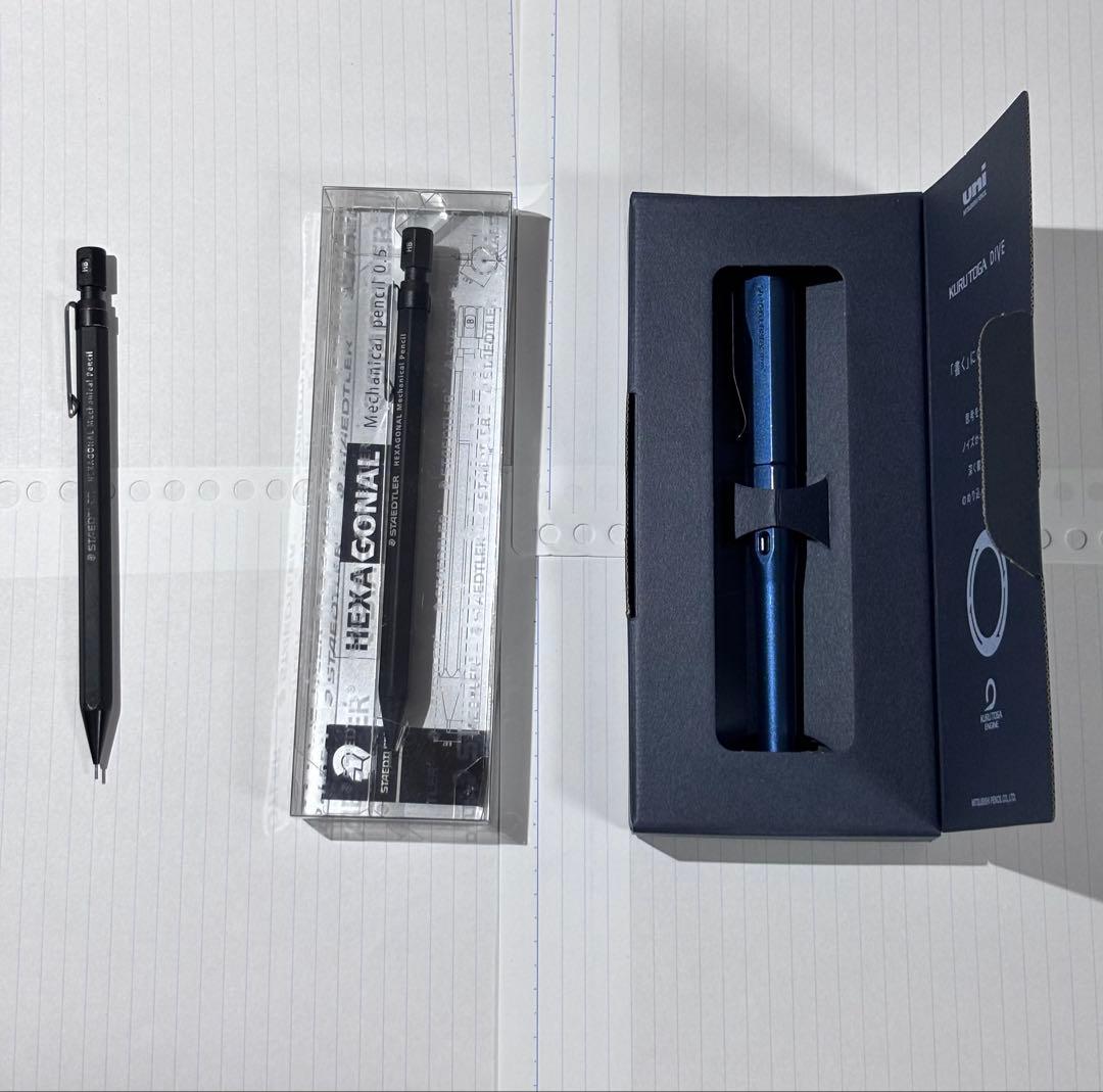 シャーペンまとめ売り　　ヘキサゴナル　クルトガダイブ　uni ステッドラー