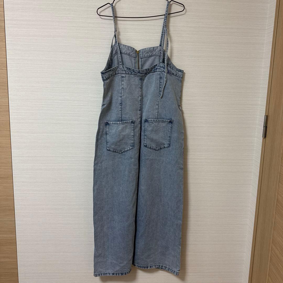 DouDou リヨセル　デニム　ジャンスカ