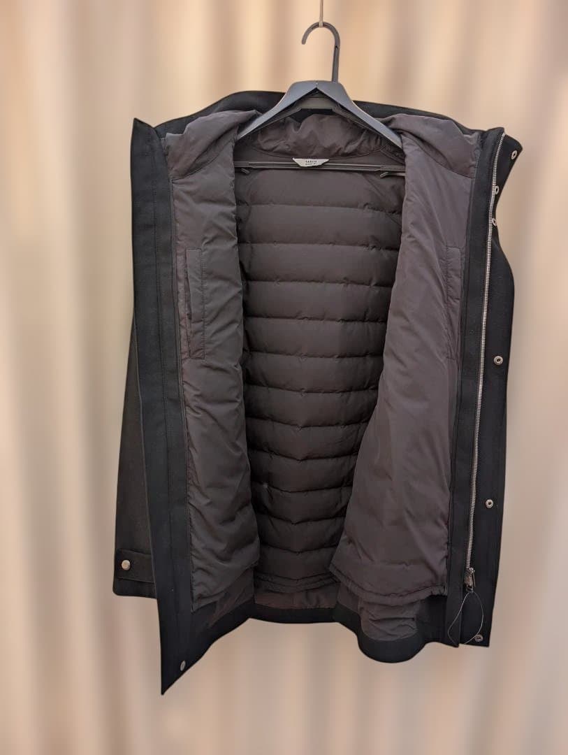 【美品】TAKEO KIKUCHタケオキクチフード付ダウンライナーコート3way