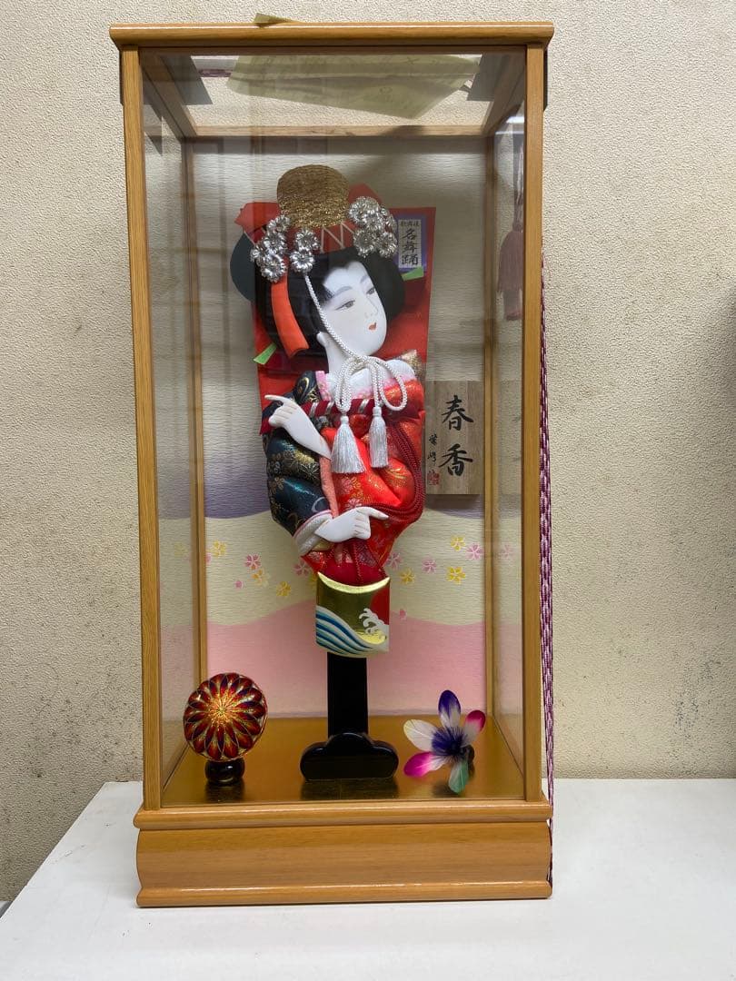 羽子板 ケース入り 春香 新品未使用 展示品 閉店在庫 正月飾り 縁起物