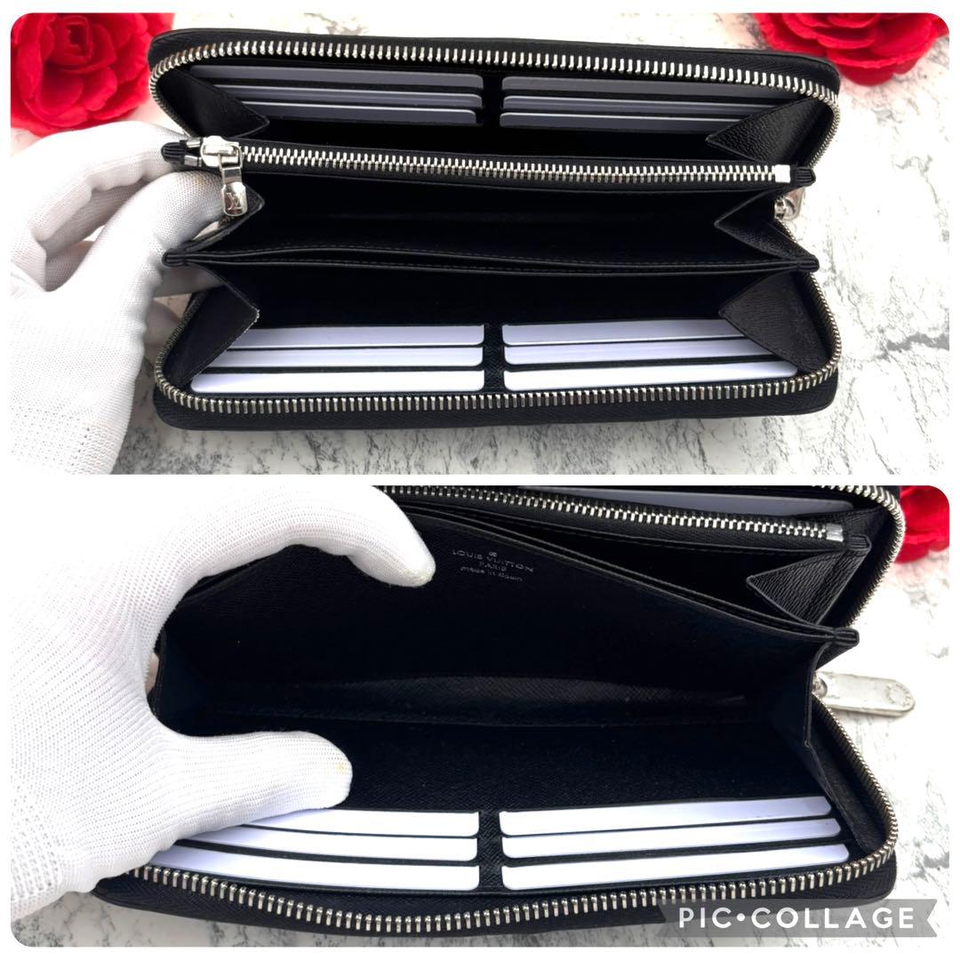 【新型モデル】 ルイヴィトン エピ ノワール ジッピーウォレット 長財布
