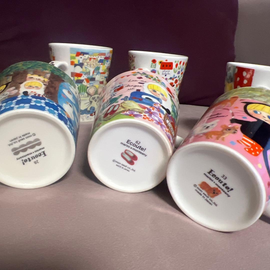 エクートファニーマグマグカップ マリーニモンティーニ　6点セット