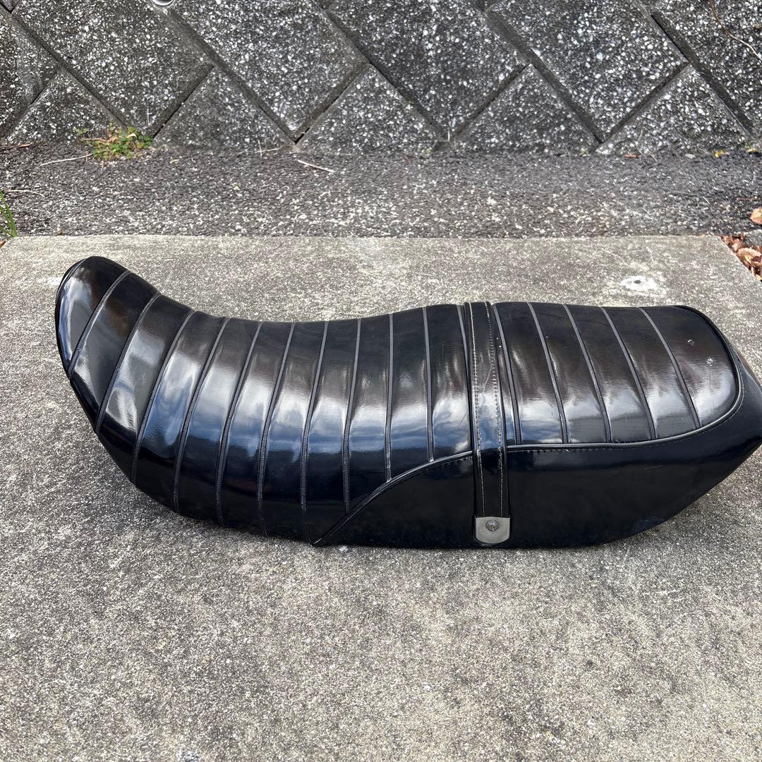 GPZ400F黒 スリムシート 合成皮革