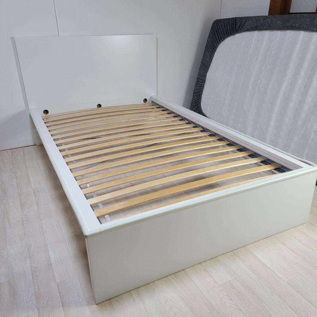 定価:40,990円 ikea malm 収納2個付セミダブルベッドフレームのみ