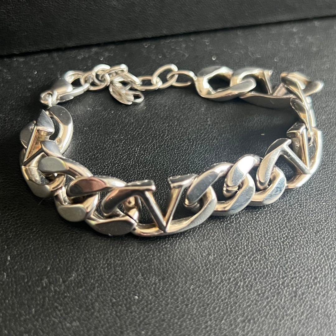 VALENTINO GARAVANI ブレスレット SV925 シルバーVロゴ