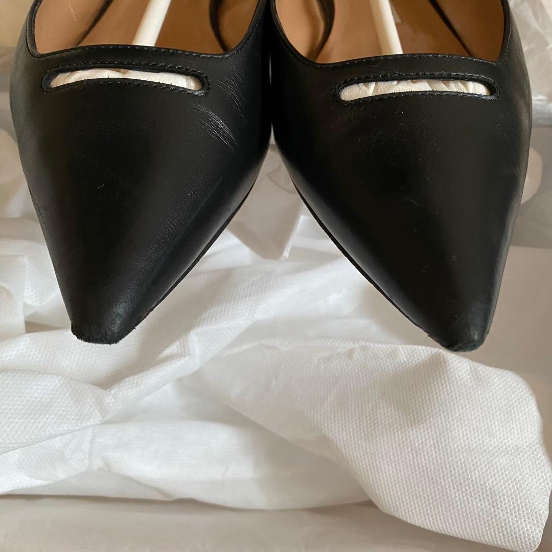 PELLICO ブラック パンプス 38 ANIMA アネッリ