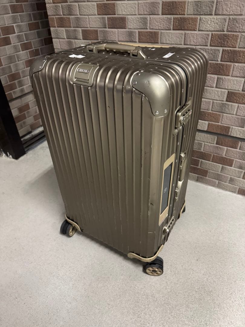 rimowa トパーズ トランク ゴールド 2017年製