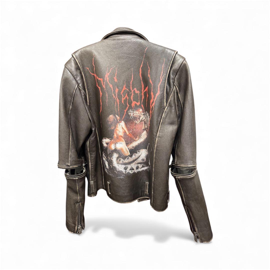 misbhv ミスビヘイブ　ライダースジャケット　本革