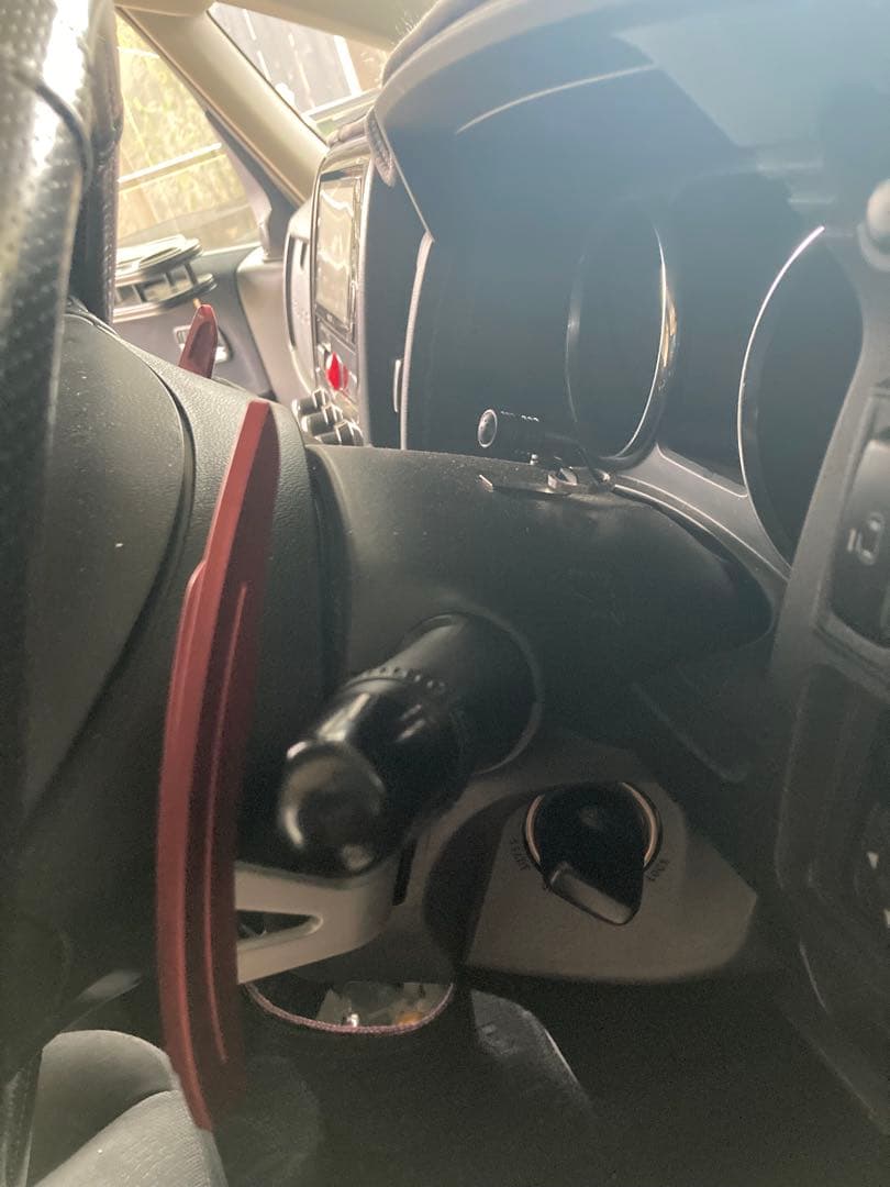 筋肉魔人 デリカD5 TGSリング/パドルシフトカバー ビッグアームレスト