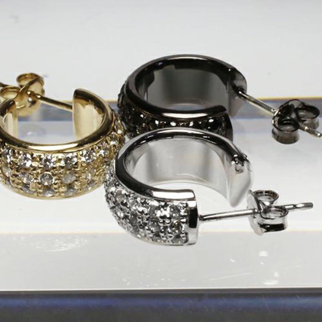 JAM  MADE ジャムホームメイド ラウンドダイヤモンドスターピアス