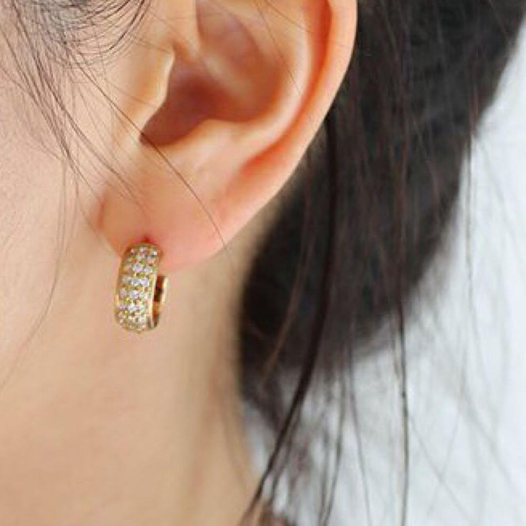 JAM  MADE ジャムホームメイド ラウンドダイヤモンドスターピアス