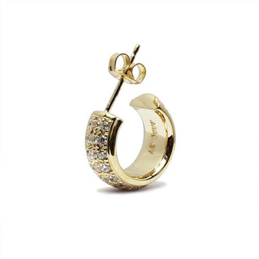 JAM  MADE ジャムホームメイド ラウンドダイヤモンドスターピアス