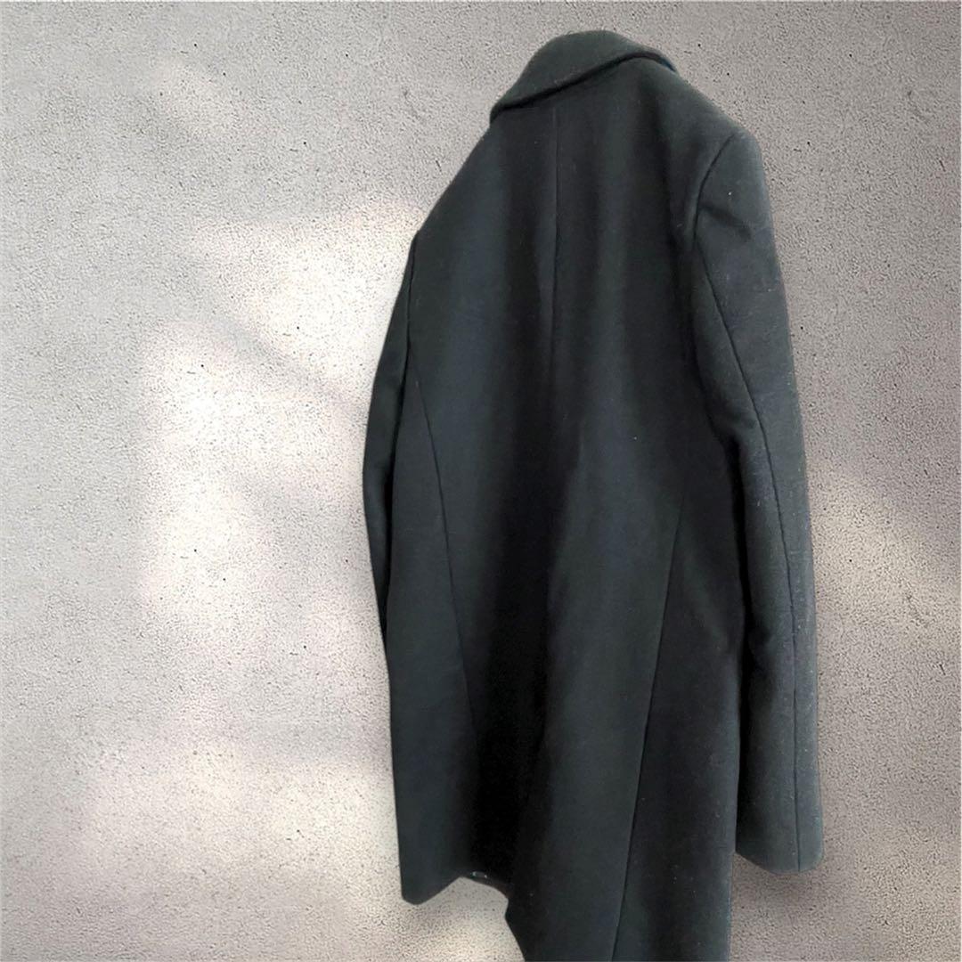 【のの】ユナイテッドアローズ チェスターコート 膝丈 ロングコート ウール