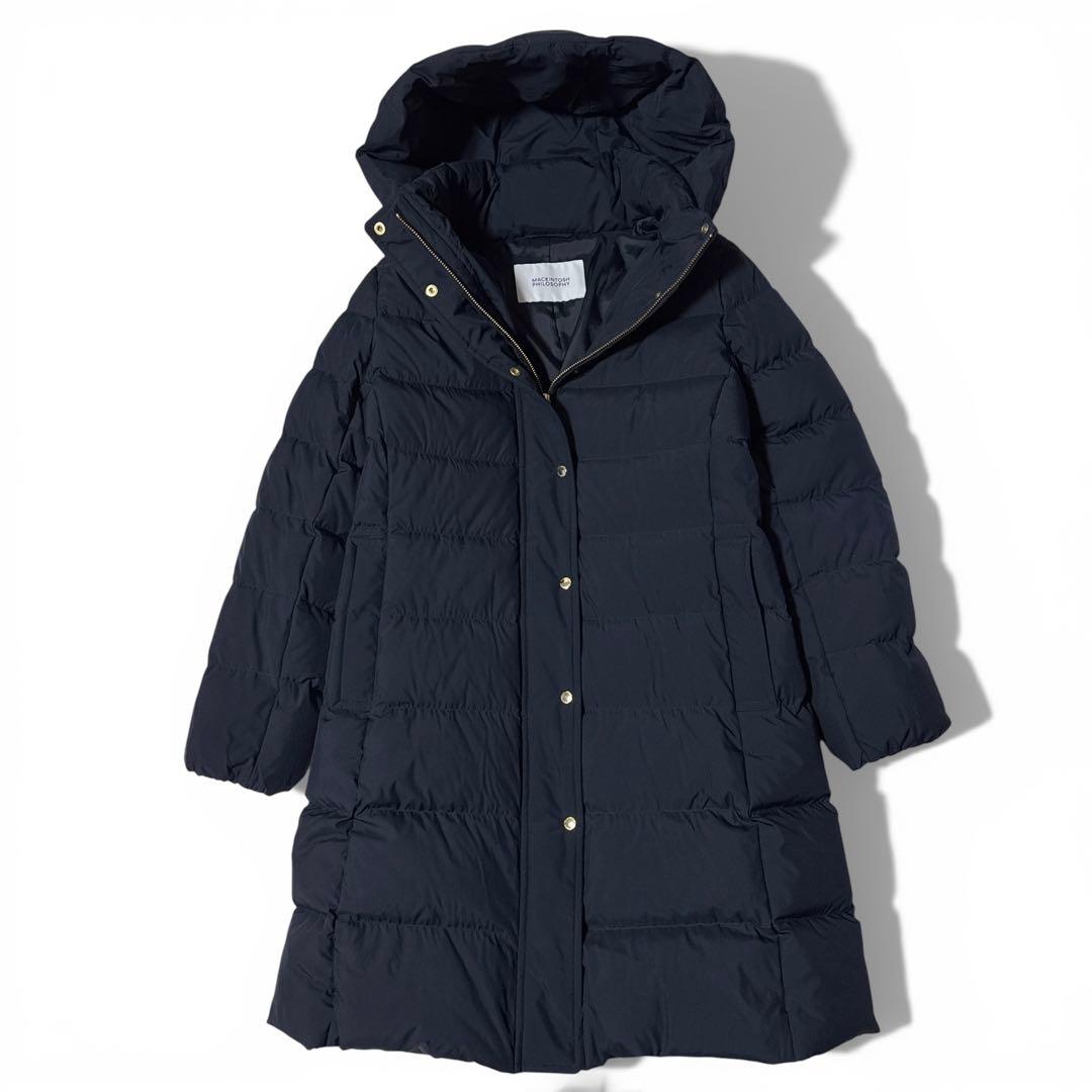 極美品✨️24AW　マッキントッシュ　WEB&一部店舗限定　ロングダウンコート　紺