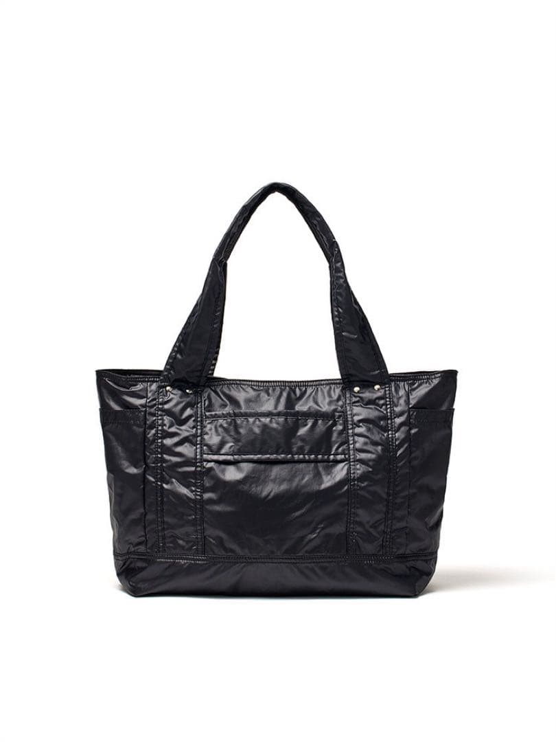 Matin kim 黒 ナイロン トートバッグ