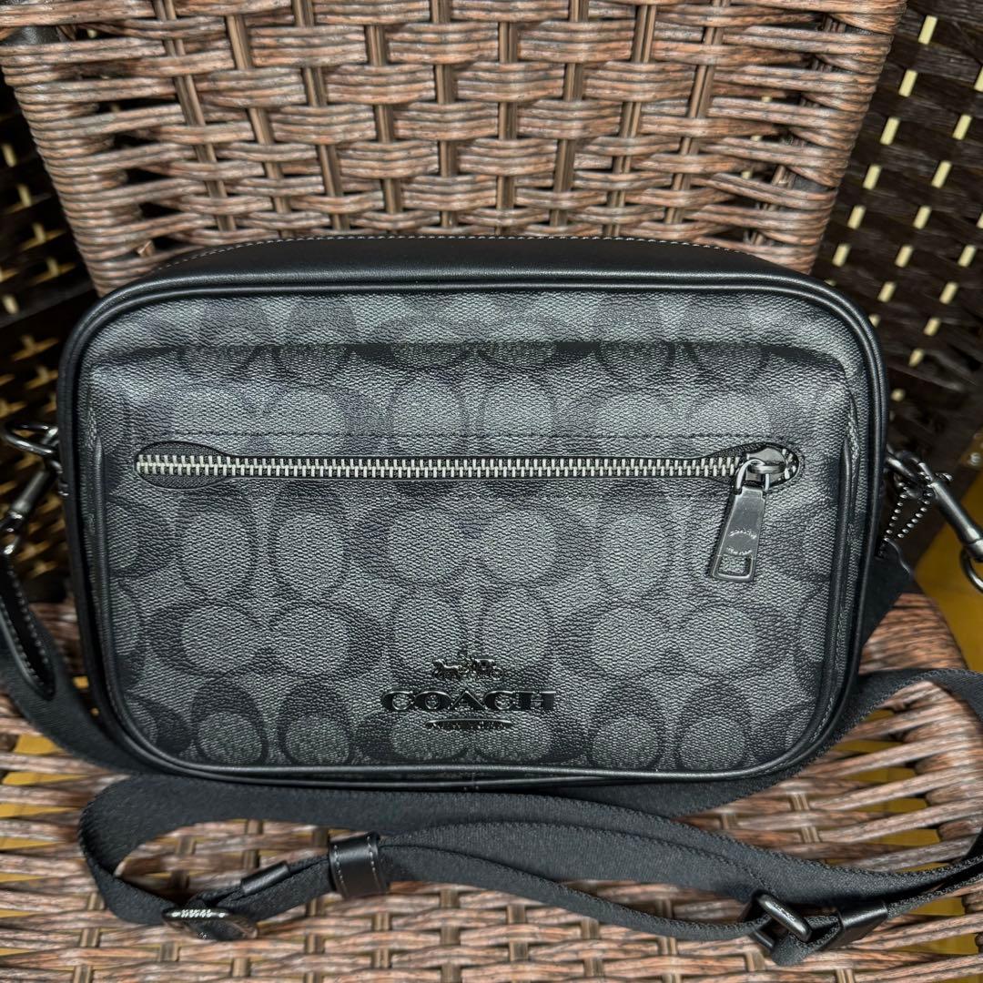 COACH コーチ　メンズバック　シグネチャー　エリアス　クロスボディ　超美品