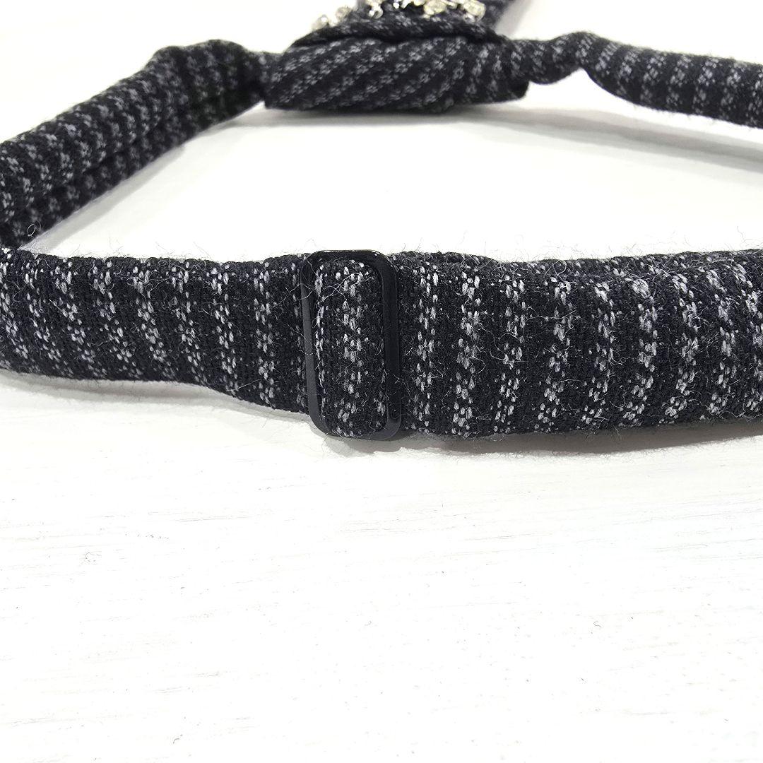 UNDERCOVER ビジューダイヤネクタイ ダイヤモチーフネクタイ ボウタイ