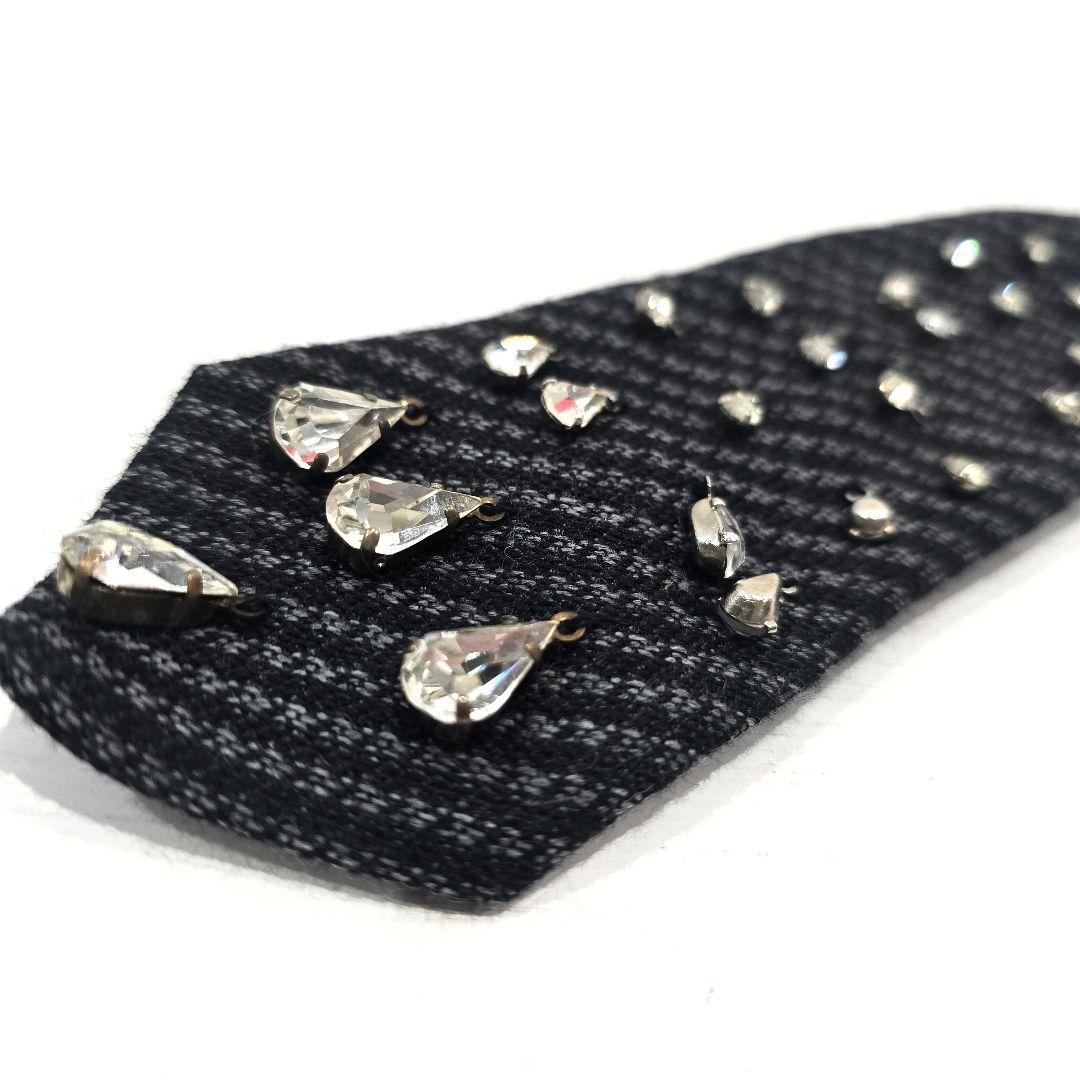 UNDERCOVER ビジューダイヤネクタイ ダイヤモチーフネクタイ ボウタイ