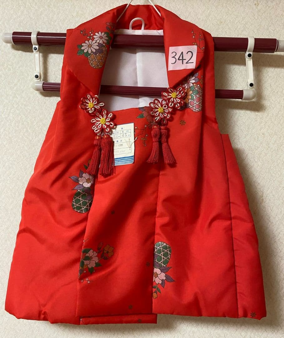 No.342子供着物6点セット新品未使用品3歳用七五三