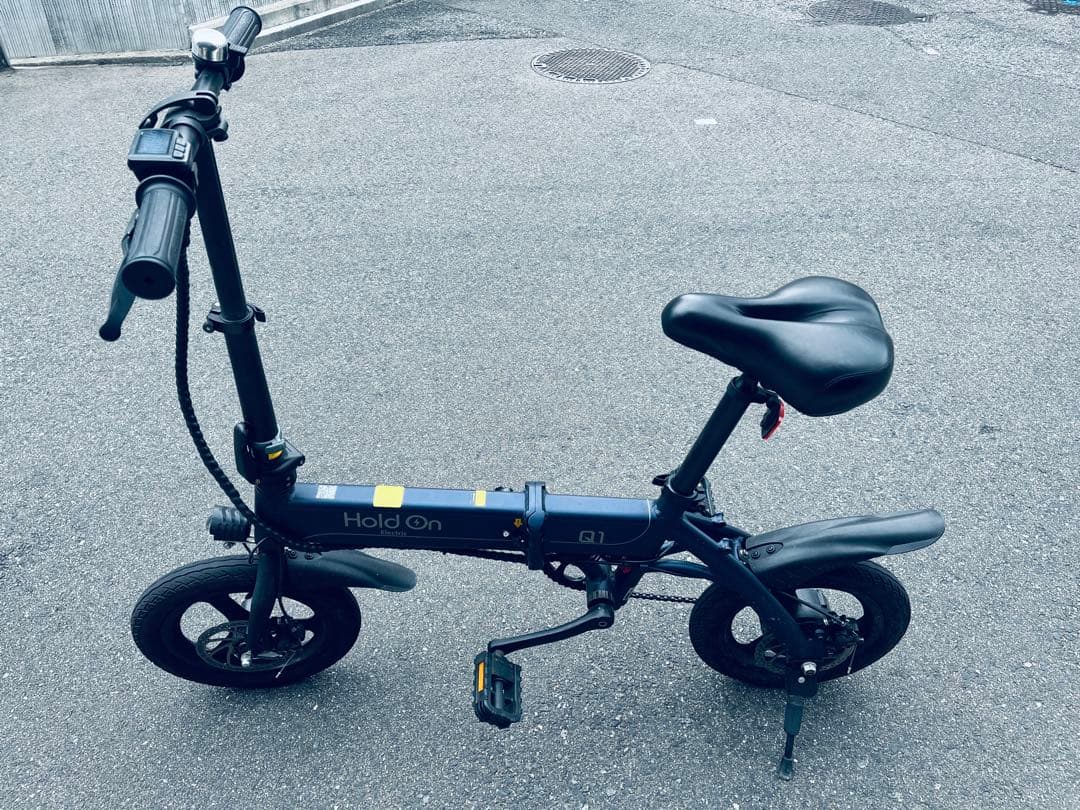 （購入注意）Holdon Q1J 折り畳み 電動アシスト自転車 ナイトブルー