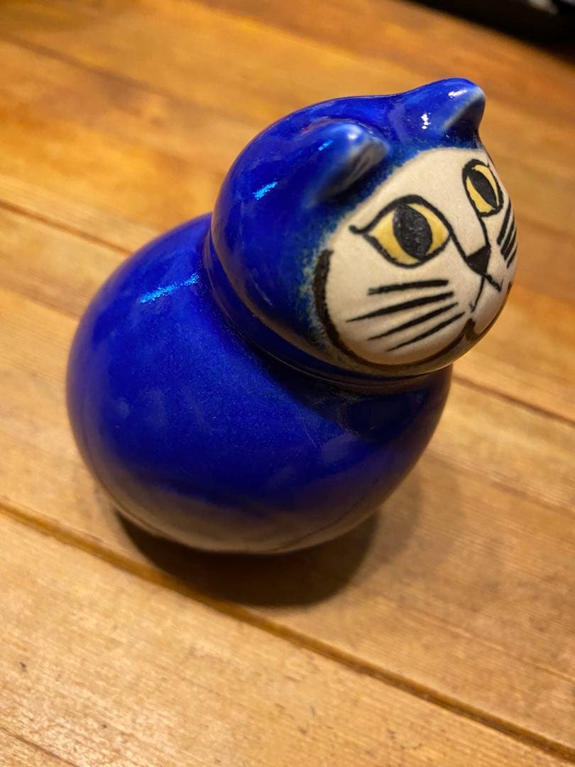 極美品★Lisa Larson リサラーソン　ミアブルー生産限定品MIA