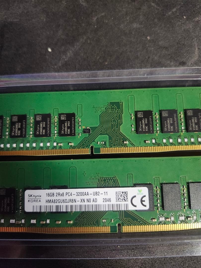 デスクトップメモリ 32GB(16GB×２枚 )DDR4 PC4-3200AA