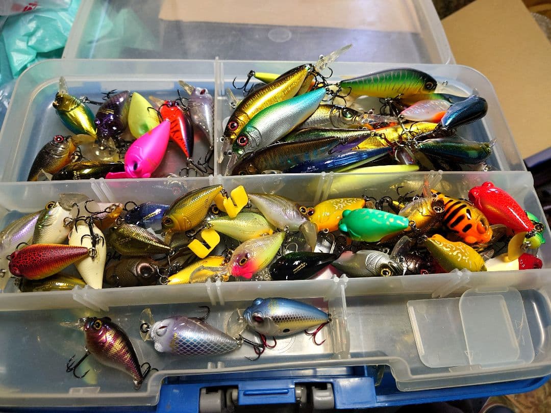 バス釣り引退セット　メガバス　エバーグリーン　ガンクラフト