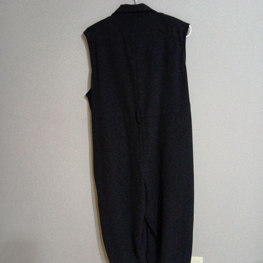 アンリアン田中亜希子　ブラック ノースリーブ オールインワン