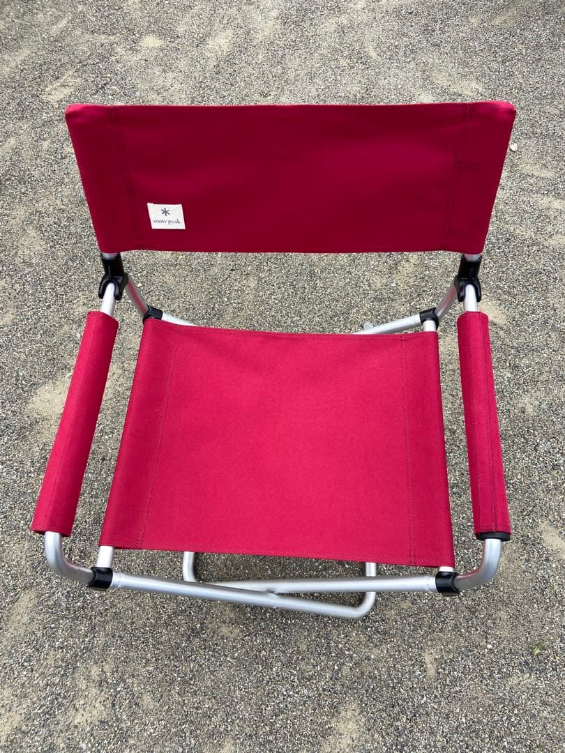 FD LOW + 2 折りたたみチェア 赤
