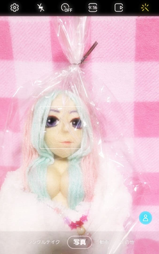 羊毛フェルト　お姉さん　女性　ハンドメイド　美女　美人　インテリア　1点もの　美